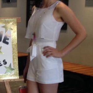white romper
